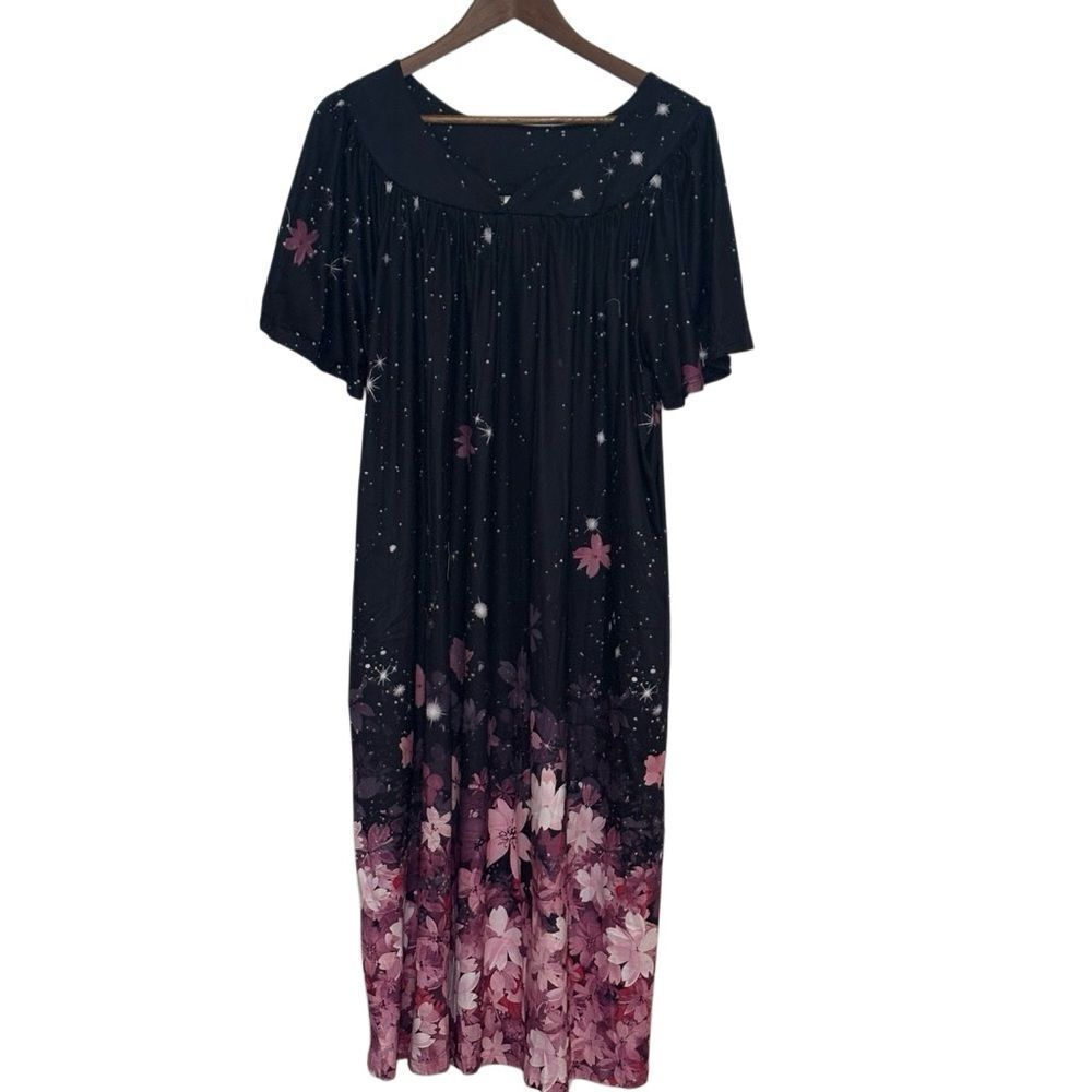 Ekouaer Floral Long Nightgown. Size XL. New with Tags!!